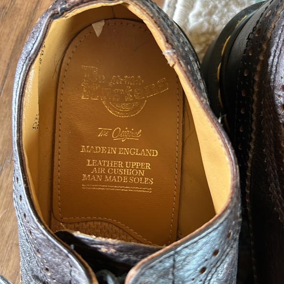 Doc Martens Brown Wingtips - Picture 4 of 8